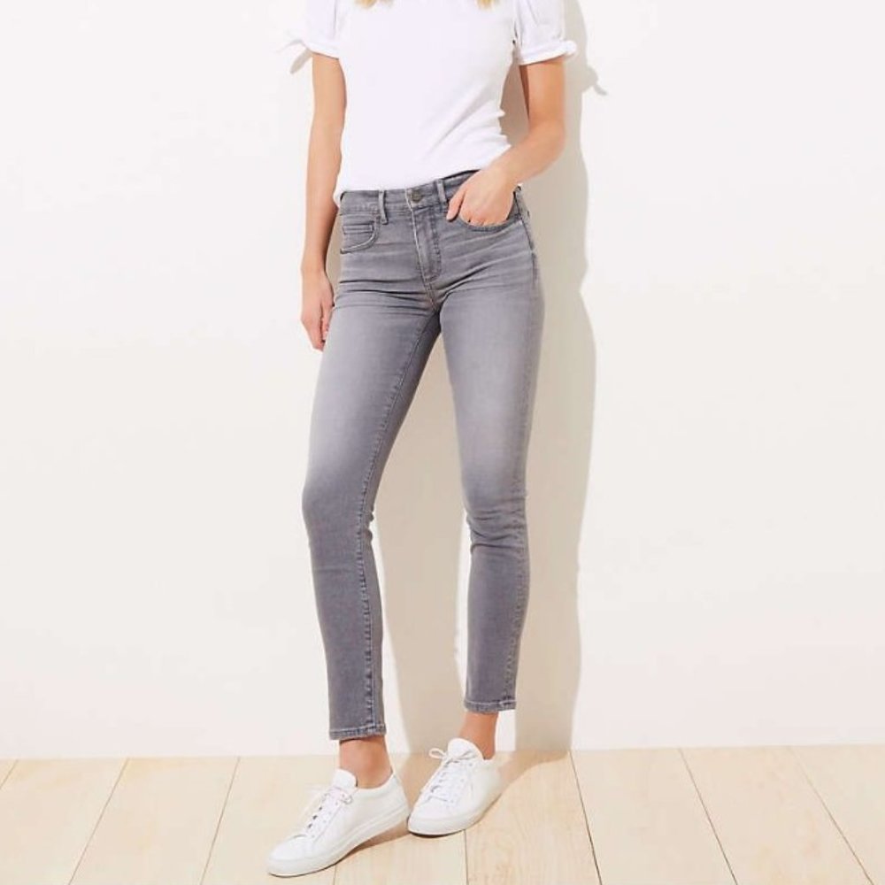 NWT Curvy Skinny Crop Jeans in Staple Grey Wash